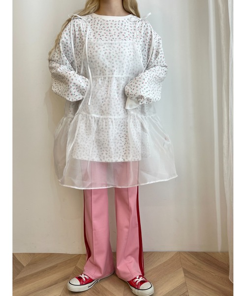 日本未入荷 CHUU★フレインボーレース シアーキャミワンピース WC ワンピース シャイニーシアーキャミワンピース : ZOZOTOWN