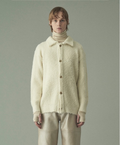 JUHA（ユハ） カーディガン LOOP YARN CARDIGAN メンズ レディース