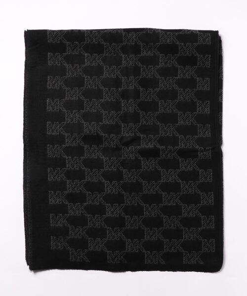 MICHAEL KORS ストール マフラー CHECKERBOARD MK RUANA YARN