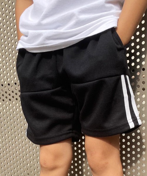 ZIーON（ジーオン） パンツ 2本ラインスウェットショートパンツ キッズ