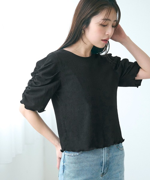 【レビューで送料無料】 tシャツ coca シボシャーリングトップス ZOZOTOWN : レディース ヨガ・ピラティス