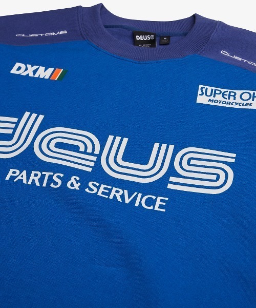 DEUS EX MACHINA トレーナー スウェット TOURING CREW メンズ