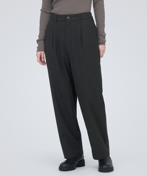 新品未使用 タグ付き ムータマリン ストレッチ タックワイドパンツ ７ XL 無印良品 パンツ ストレッチ起毛タックパンツ レディース : ZOZOTOWN