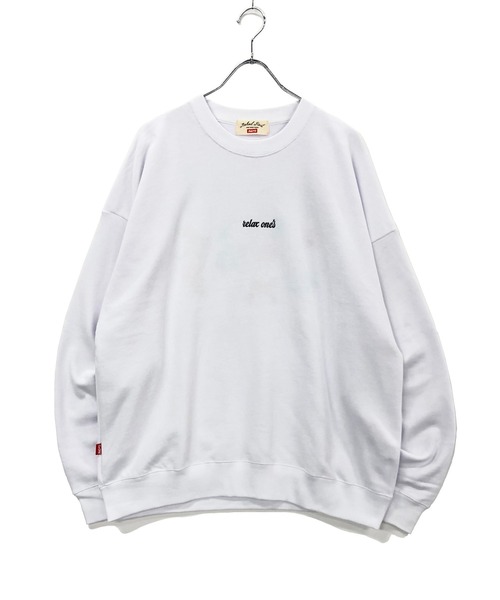 トレーナー スウェット 1975 TOKYO　S刺繍裏毛トレーナー レディース メンズ ZUCCa トレーナー スウェット LOGO刺繍スウェット/スウェット