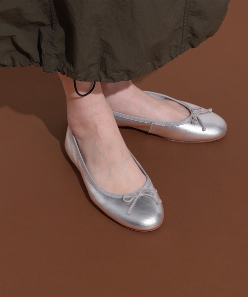 BEAMS ブラック バレエシューズ25㎝ B：MING by BEAMS フォーマルシューズ B:MING / バレエシューズ