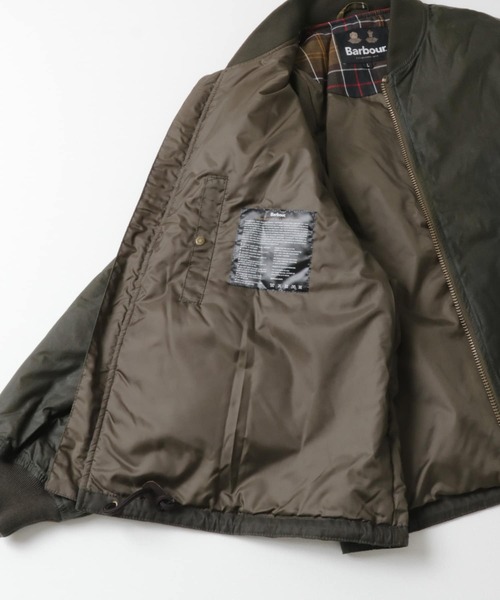 Barbour FLYER FIELD JACKET Olive M