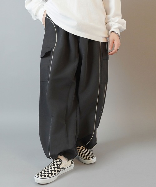 ナゴンスタンス 美品 ペイント ワイドパンツ ビッグシルエット マルチカラー ナゴンスタンス 美品 ペイント ワイドパンツ ビッグシルエット