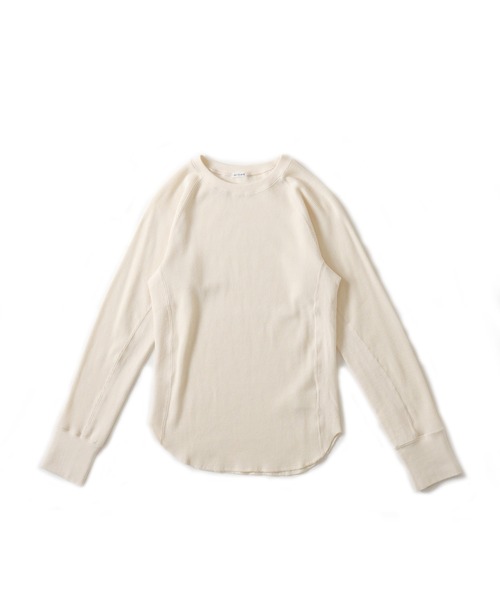 tシャツ C/W waffle crew neck pull(クルーネックワッフルプルオーバー) レディース DRESSLAVE tシャツ C/W waffle crew neck pull(クルーネック