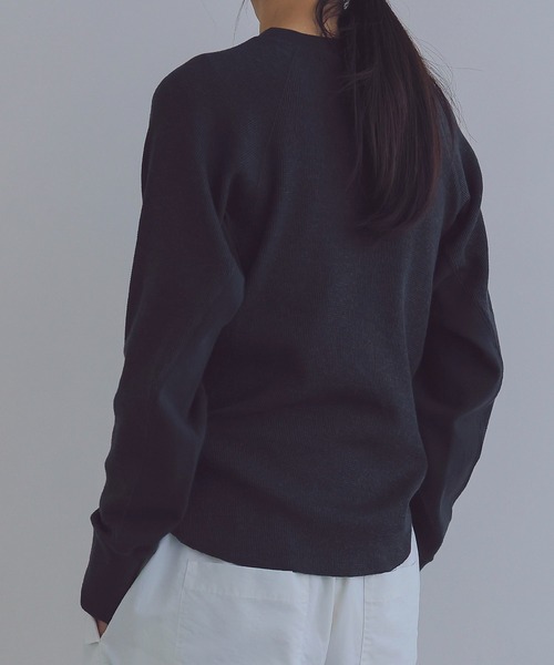 tシャツ C/W waffle crew neck pull(クルーネックワッフルプルオーバー) レディース DRESSLAVE tシャツ C/W waffle crew neck pull(クルーネック