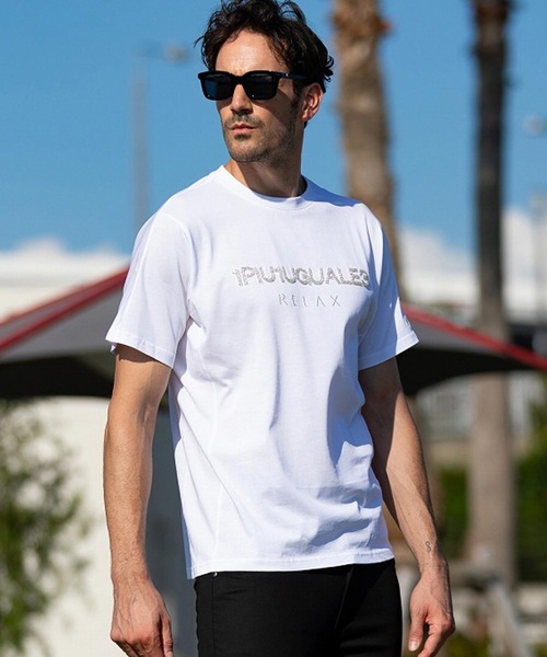 1PIU1UGUALE3 RELAX tシャツ RELAX(ウノピゥウノウグァーレトレ