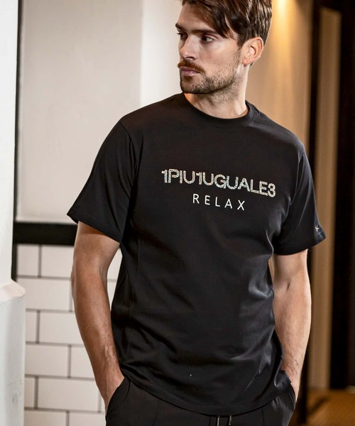 ★イケオジ★【1PIU1UGUALE3 RELAX】ロゴ 半袖 Tシャツ 楽天市場】イケオジ 50代 メンズ Tシャツ 半袖 ブランド
