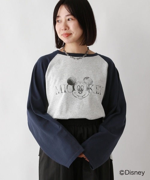【Cookies】米国人気 ロゴ 長袖 ラグラン Tシャツ 関税送料込 LEPSIM tシャツ Tシャツ MICKEY/ラグランロンT 109014