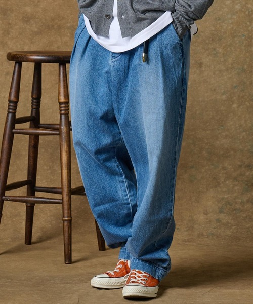 THEOREM ジーンズ mp12232- Routine Denim Pants（Distressed）デニム