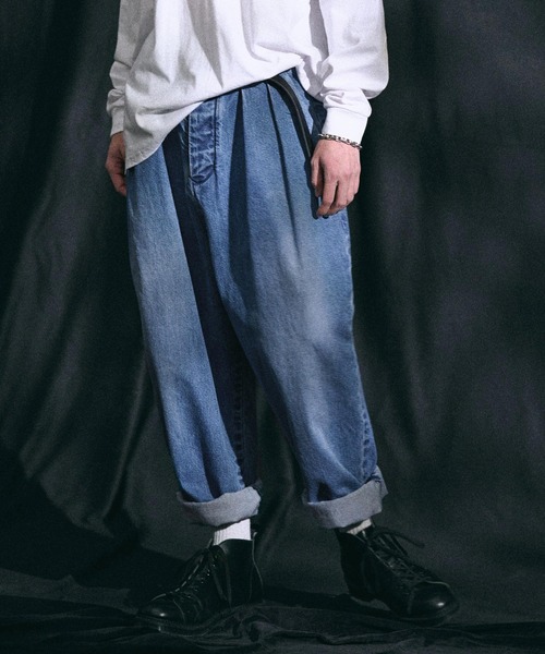 THEOREM ジーンズ mp12232- Routine Denim Pants（Distressed）デニム