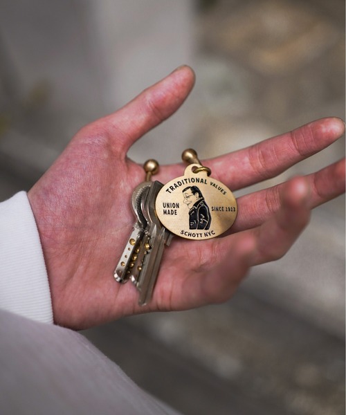 Schott ショット　キーケース　コインケース　キーホルダー Schott N.Y.C キーケース Schott/ショット/BRASS KEY RING