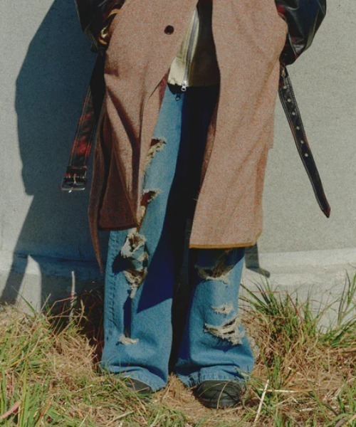 DISCOVERED ジーンズ BORO DENIM PANTS メンズ レディース