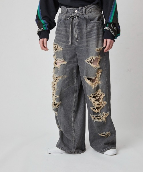 DISCOVERED】BORO DENIM PANTS（デニムパンツ）｜DISCOVERED