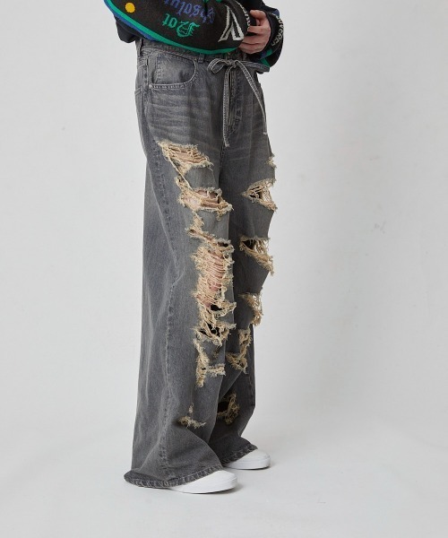 DISCOVERED（ディスカバード） ワイドパンツ ジーンズ DISCOVERED BORO 