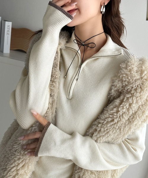 classicalelf（クラシカルエルフ） ニット セーター 抜け感がかわいい