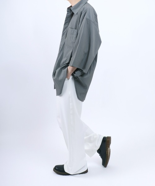 ANPAS シャツ Nylon Fabric Water repellent Taslan Oversized