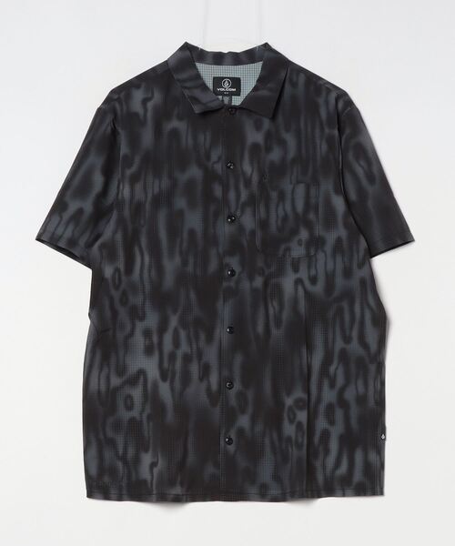 美品　VOLCOM ボルコム 半袖シャツ 総柄　ゆるだぼ VOLCOM ボルコム メンズL 総柄シャツ アロハシャツ 定価9350円