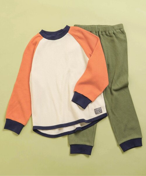 BREEZE パジャマ ワッフルバリエーションパジャマ_上下セット