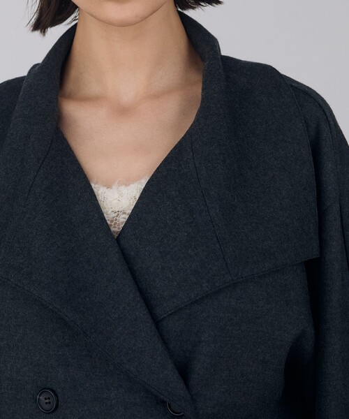 DES PRES（デプレ） コート アウター ニットコンビネーション ビッグ