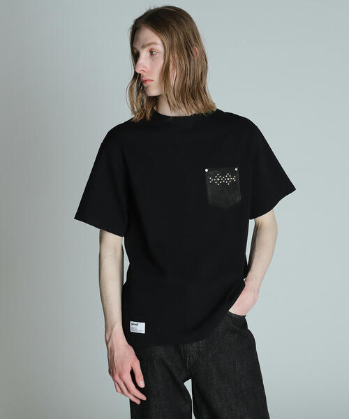 Schott N.Y.C tシャツ Schott/ショット/LEATHER POCKET DIAMOND
