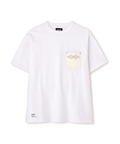 schott レザーtシャツ Schott(ショット) / レザーTシャツ/Tシャツ/L/レザー/ブラック