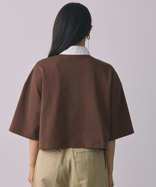 BABYLONE tシャツ ラガーショートプルオーバー レディース