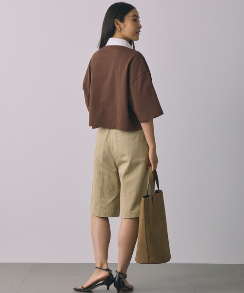 BABYLONE tシャツ ラガーショートプルオーバー レディース