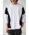 tシャツ スウィッチングジャージートップス メンズの詳細画像1
