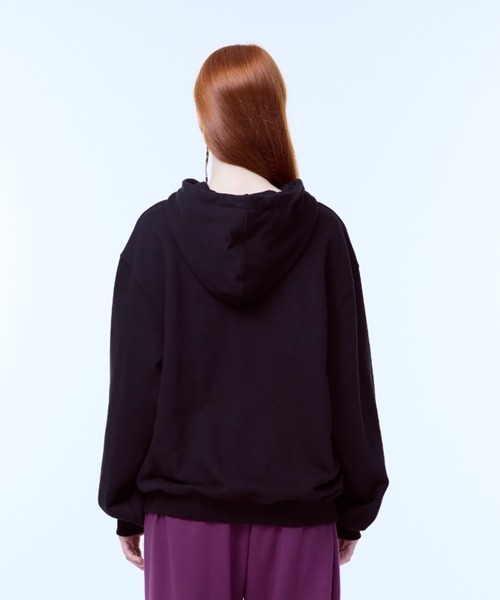 LUVISTRUE パーカー PA FRILL HEART HOOD ZIPUP レディース