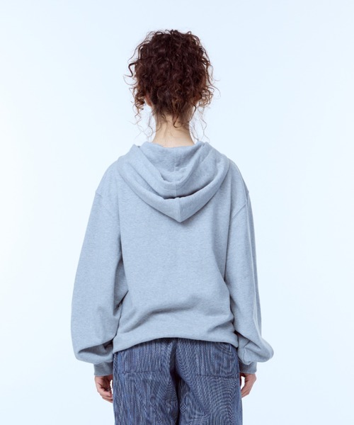 LUVISTRUE パーカー PA FRILL HEART HOOD ZIPUP レディース