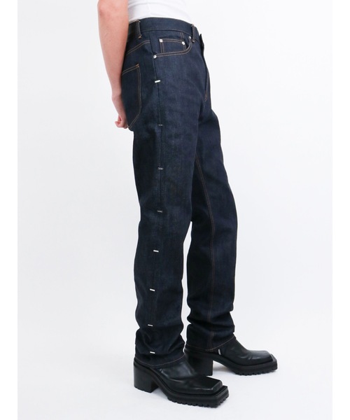 JOHN LAWRENCE SULLIVAN ジーンズ RIGID DENIM METAL LINE JEANS