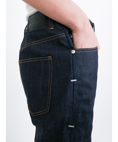 JOHN LAWRENCE SULLIVAN RIGID DENIM TAPERED PANTS JEANS 40