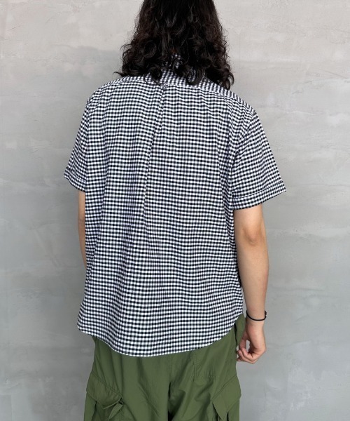 Danton 「DANTON」 半袖シャツ 40 サックスブルー レディース
