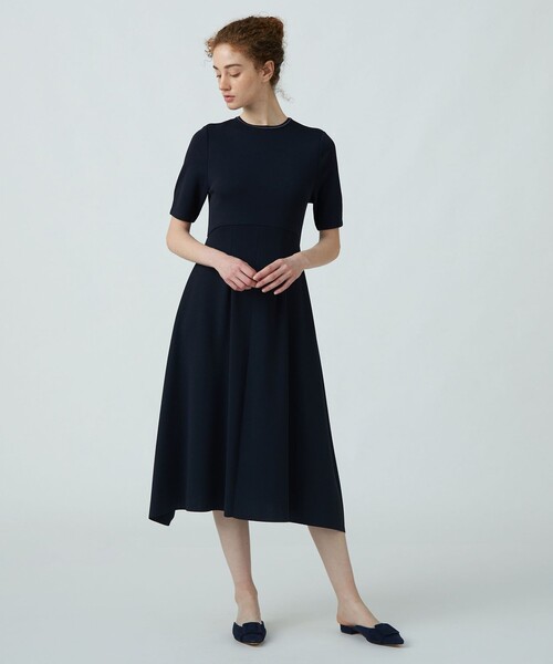 Ballsey 「BALLSEY」 ニットワンピース 36 ネイビー レディース