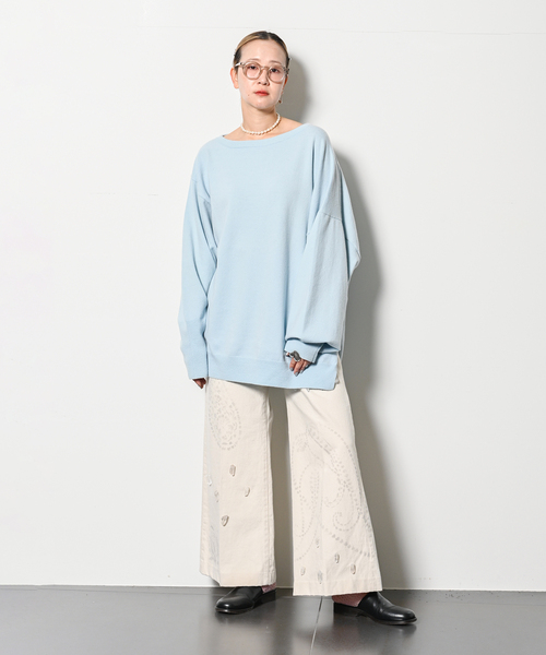 ニット セーター 「追加」OFF-SHOULDER STRETCH SWEATER3：ニット レディース CITYSHOP ニット セーター 「追加」OFF-SHOULDER STRETCH