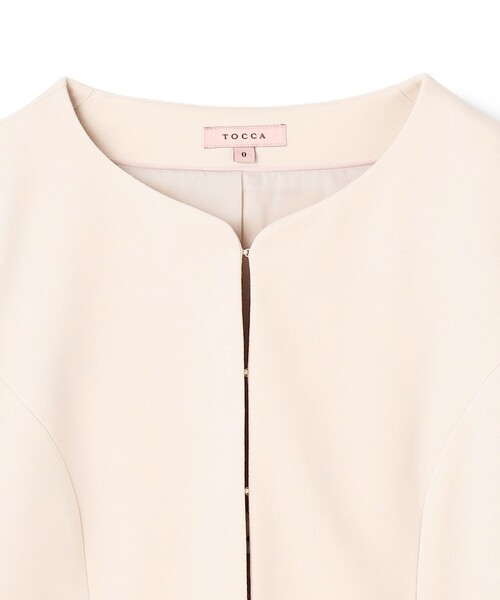 TOCCA LUCE ジャケット 0 TOCCA ジャケット ノーカラージャケット LUCE レディース