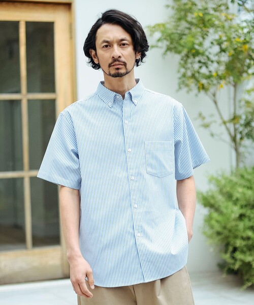BEAMS GOLF ネイビー ボタンダウンシャツ BEAMS GOLF ネイビー ボタンダウンシャツ - メルカリ