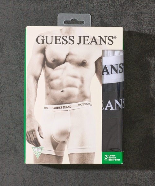 ボクサーパンツ 「GUESS JEANS」3PACK BOXER BRIEF メンズ : ZOZOTOWN