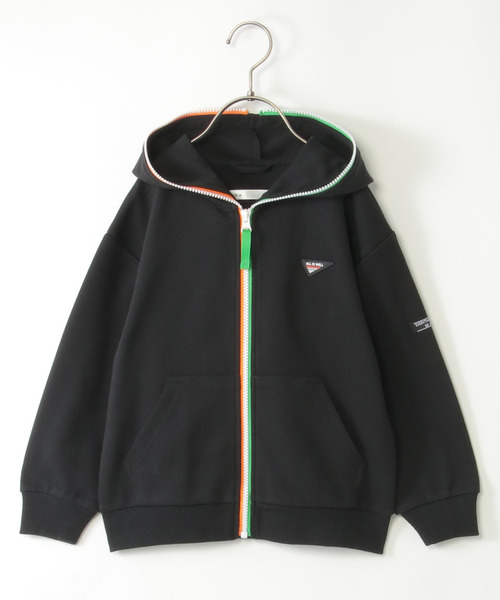 ノースフェイス・新品未使用キッズパーカーS(130㎝程度) THE NORTH FACE 「THE FACE」 「KIDS」ワンポイントジップアップ