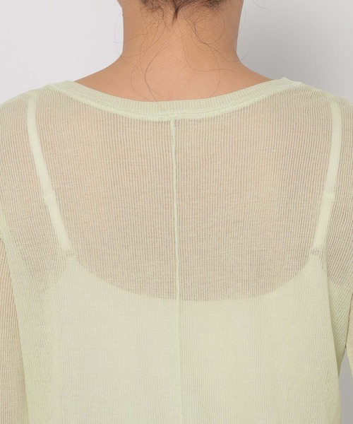 LOWRYS FARM（ローリーズファーム） tシャツ シアーメロータイトLS