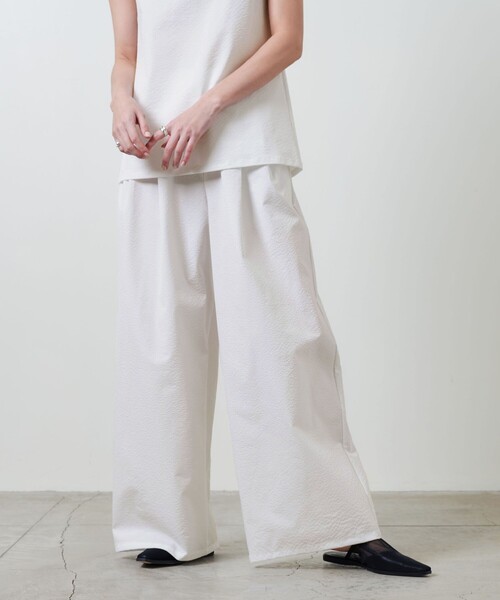 MARW UNITED ARROWS パンツ 「MARW ARROWS」シアサッカー タック