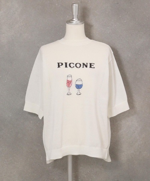 STUDIO PICONE（スタジオピッコーネ） ニット セーター ハーフスリーブ