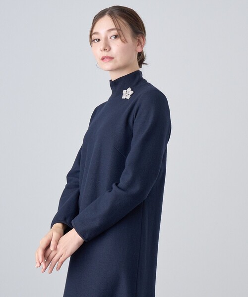 ANAYI（アナイ） 長袖ワンピース 38 グレー レディース : ZOZOTOWN