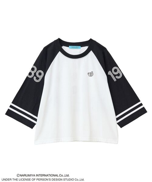 ANGEL BLUE（アパレル） tシャツ BLUEラグラン配色プルオーバー