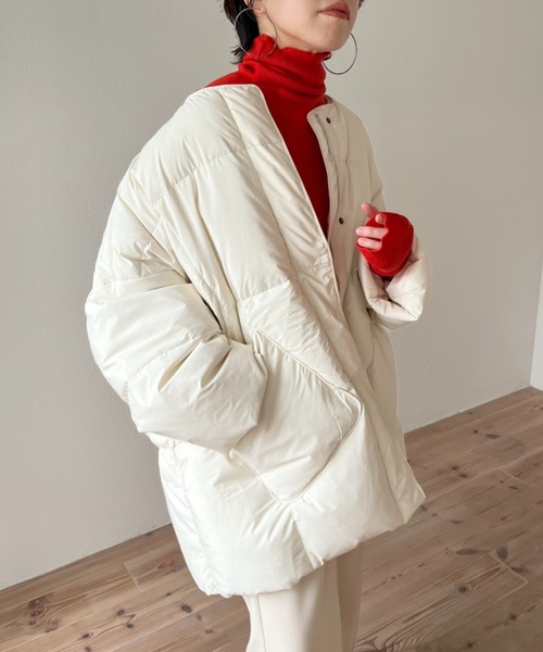 2025 FW ワークジャケットダウン アイボリー 0 アイボリー セール2025