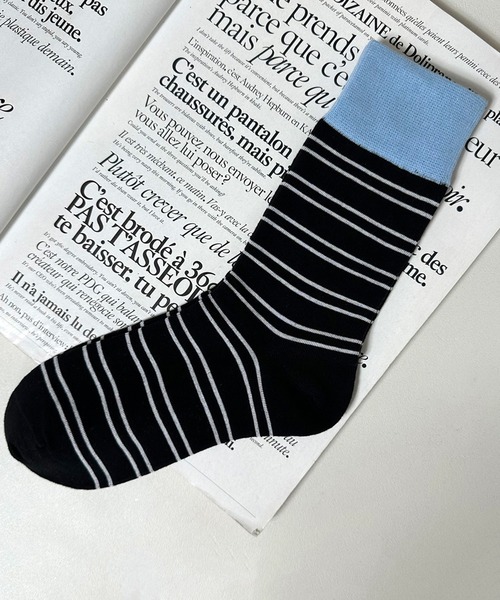 CRB 靴下 ボーダーソックス レディース : ZOZOTOWN Yahoo!店 - 通販